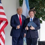 Argentina.- Trump felicita a Milei y celebra que Argentina haya "justificado" la confianza de EEUU en él