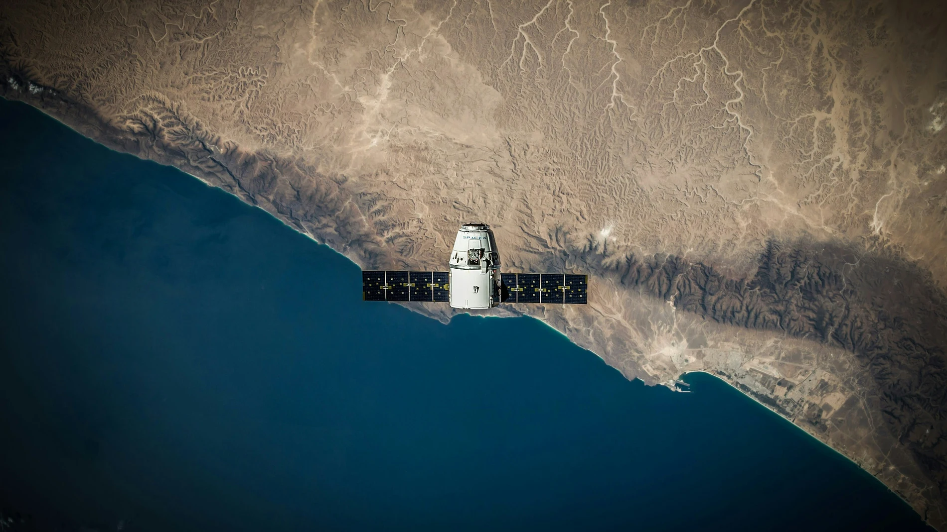 Imagen de un satélite de SpaceX
