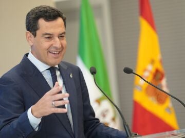 El presidente de la Junta de Andalucía, Juanma Moreno El presidente de la Junta de Andalucía, Juanma Moreno
