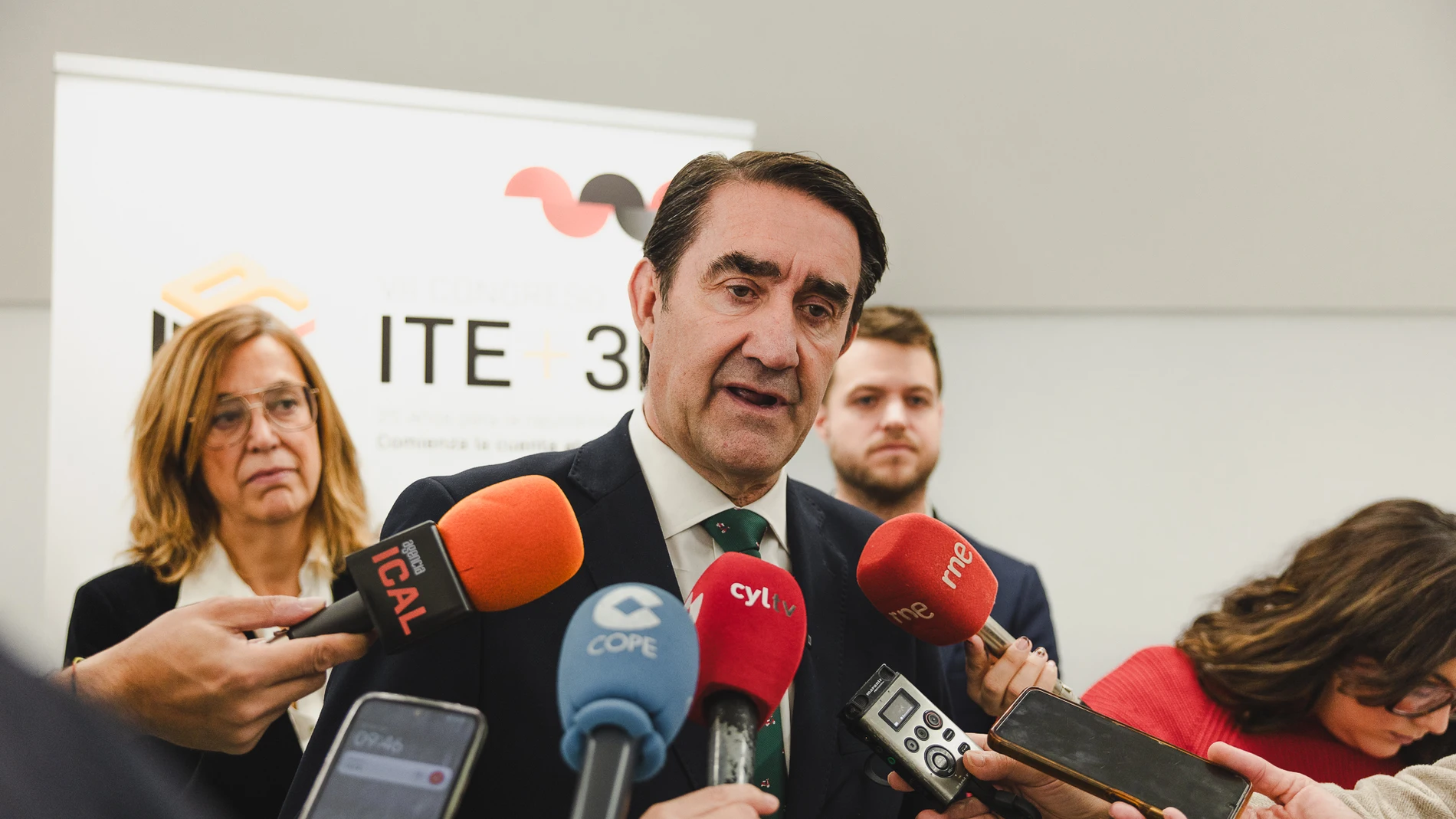 El consejero Juan Carlos Suárez-Quiñones interviene en el Congreso ITE+3R