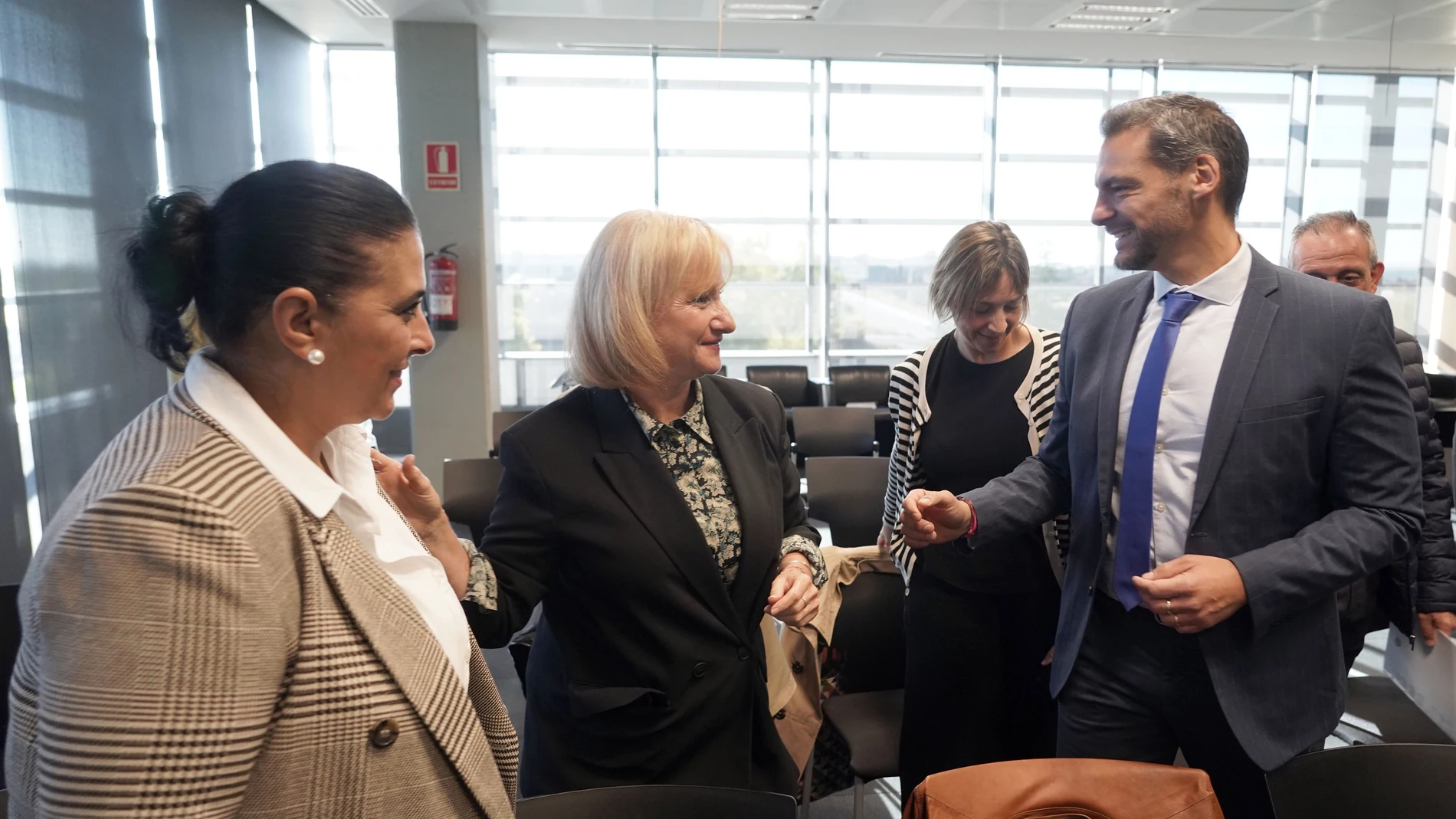 La consejera Leticia García tras firmar el protocolo con las entidades del Tercer Sector
