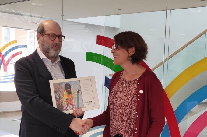 La Fundación Pedro Navalpotro apoya el trabajo de UNICEF 