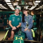 Fernando Alonso y Aitana.