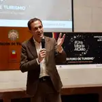 Conrado Íscar en el foro de turismo de la provincia de Valladolid