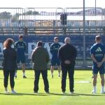 Minuto de silencio del Real Zaragoza en memoria de Casado