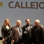El actor segoviano Luis Callejo recibe la Espiga de Honor de la Seminci, junto a Gonzalo Santonja, Benito Zambrano y Marta Aledo
