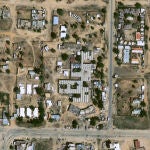 Esta imagen satelital tomada por Airbus DS muestra objetos en tierra en el Hospital de Maternidad Saudí en el-Fasher, Sudán, donde murieron más de 400 personas Esta imagen satelital tomada por Airbus DS muestra objetos en tierra en el Hospital de Maternidad Saudí en el-Fasher, Sudán, donde murieron más de 400 personas