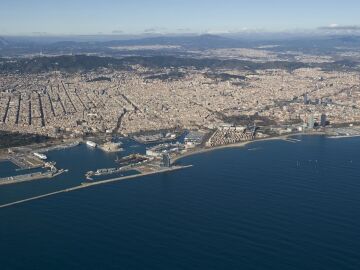 Imagen aérea del Área Metropolitana de Barcelona
