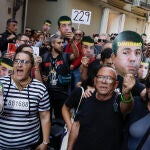 Manifestación al restaurante de Valencia, donde el 29 de octubre de 2024 comió Mazón