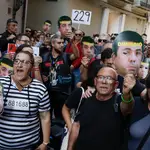 Manifestación al restaurante de Valencia, donde el 29 de octubre de 2024 comió Mazón