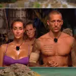 Adara Molinero y Rubén Torres, momentos previos a que la audiencia decidiera que concursante estará en la final de 'Supervivientes All Stars'