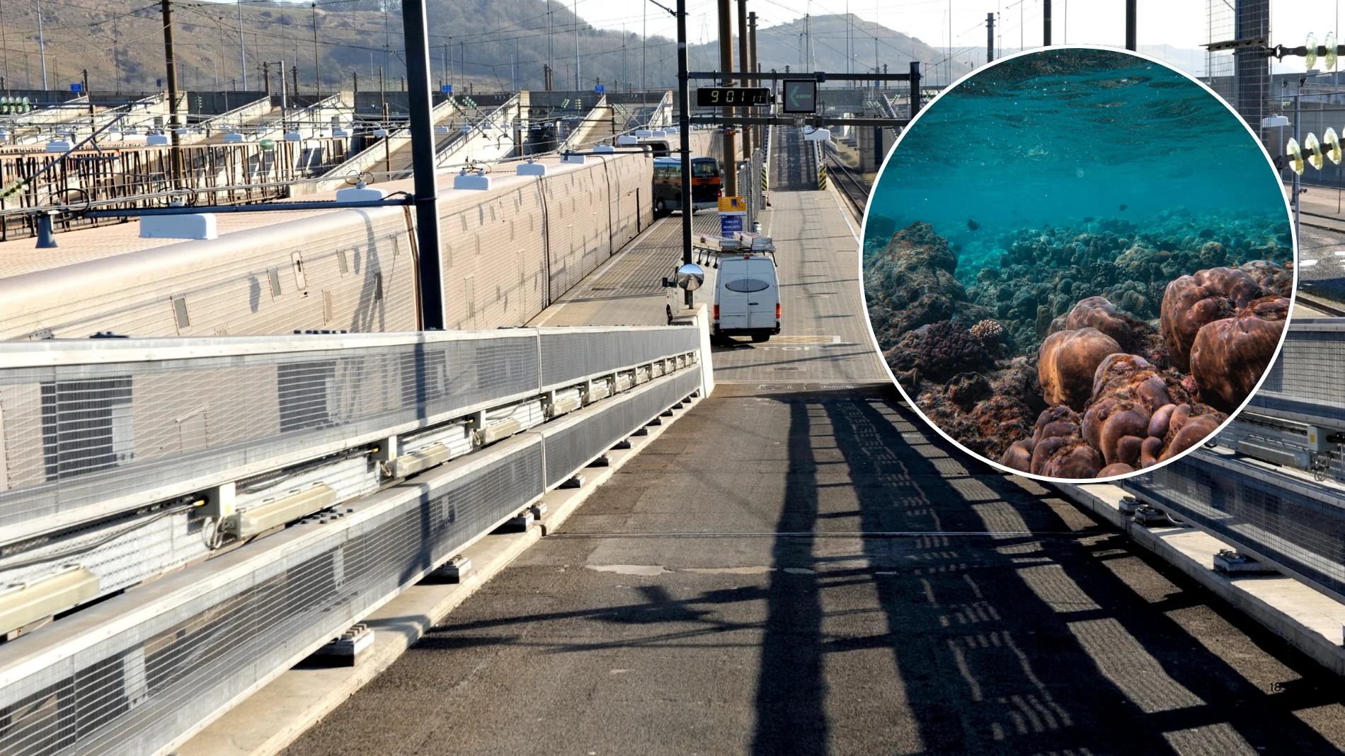 Muchos se imaginan una galería submarina, sin embargo el Eurotúnel no es lo que parece