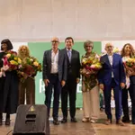 Fernández Mañueco, Javier Iglesias y García Carbayo en el homenaje a las mujeres