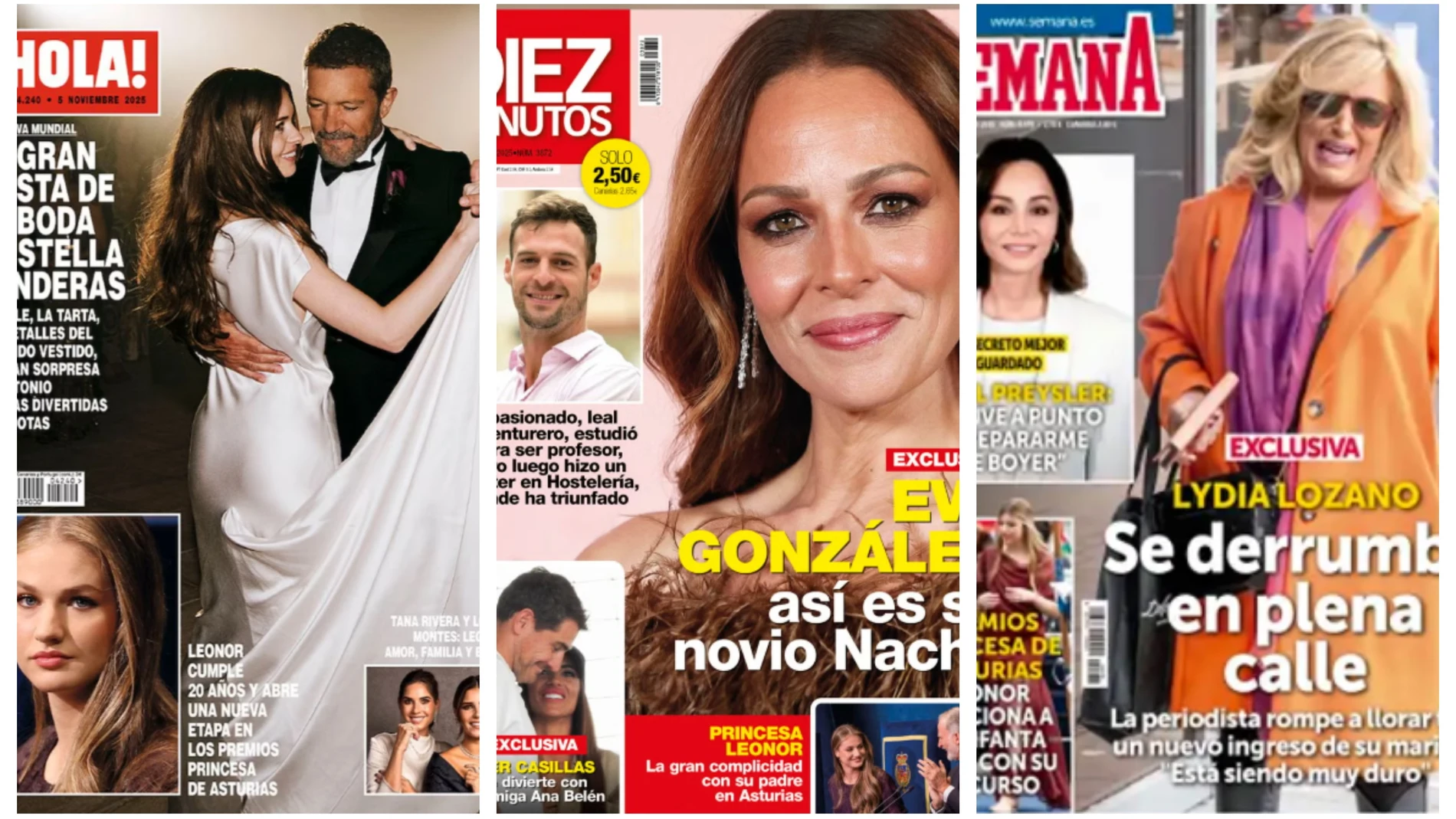Portadas de las revistas del corazón 29 de octubre de 2025