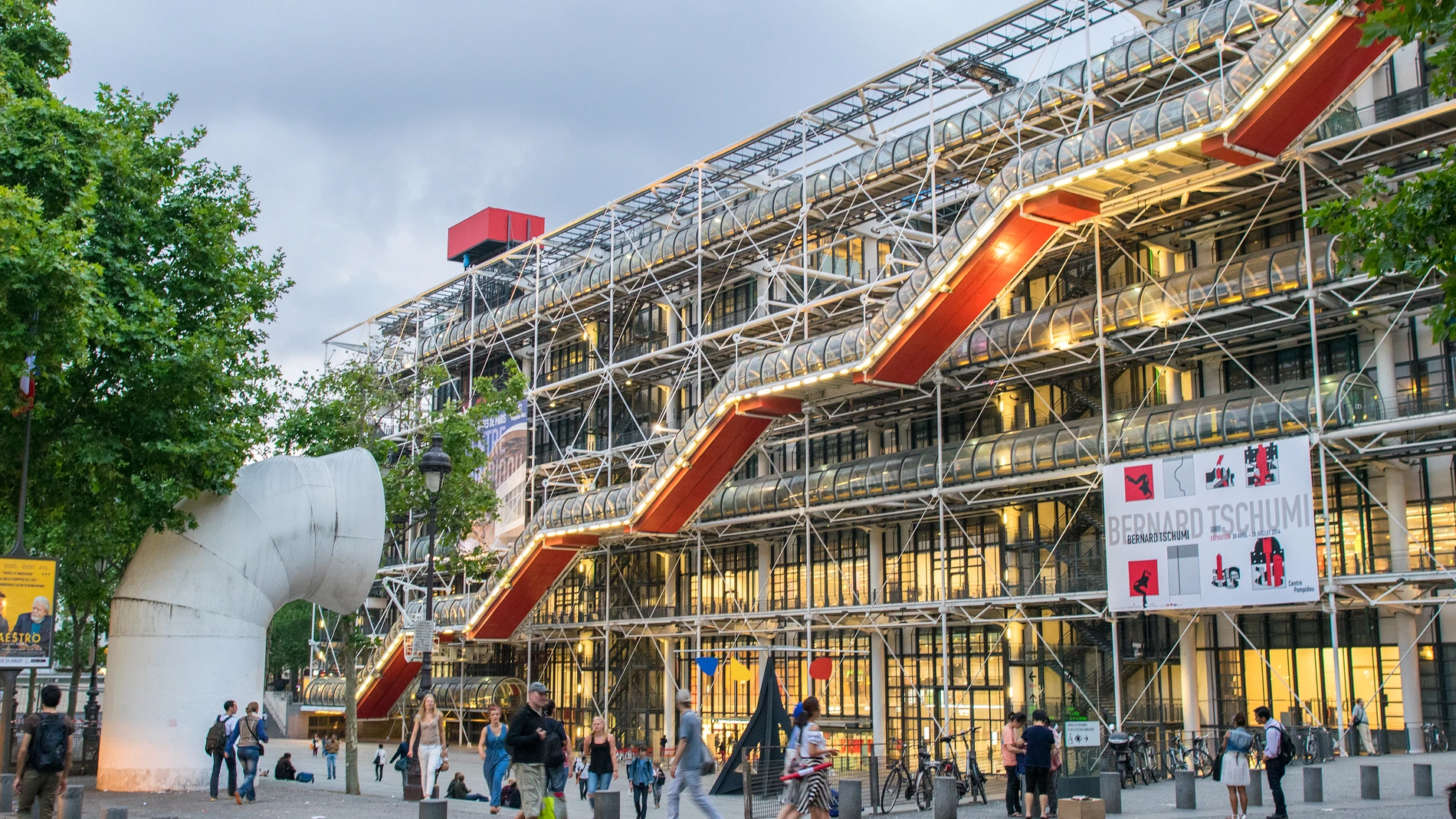 Fachada del Centro Pompidou
