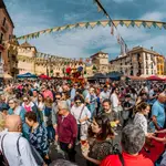Imagen de Cocentaina, en Alicante, en plena Fira de Tots Sants