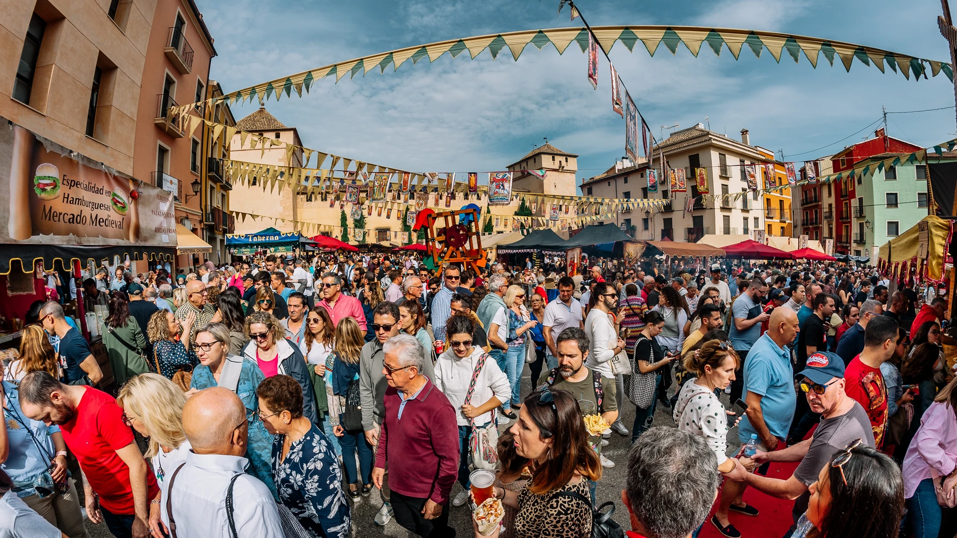 Imagen de Cocentaina, en Alicante, en plena Fira de Tots Sants