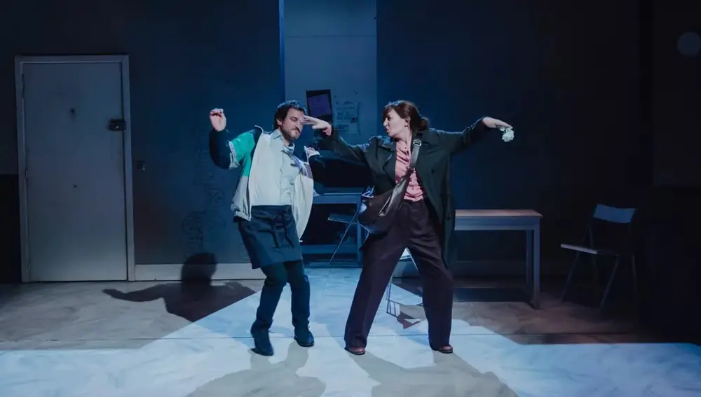 Àgata Roca y Xavi Sáez, los dos protagonistas de la pieza que llega a La Abadía tras triunfar en Barcelona