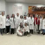 El coordinador de la Unidad, Federico Montero, junto a parte de su equipo