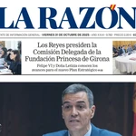 Portada de LA RAZÓN de este viernes 31 de octubre de 2025