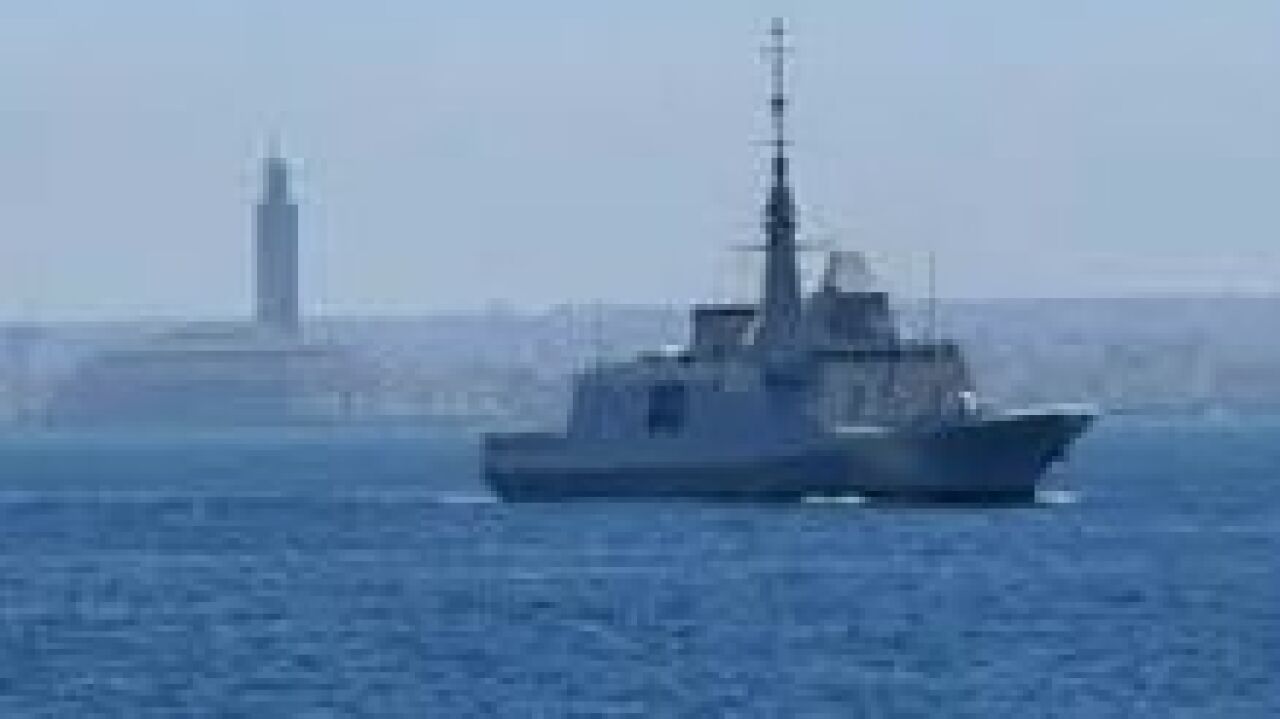 フランス海域におけるモロッコとフランスによる海軍演習