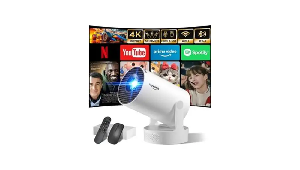 Mini proyector con Wi-Fi