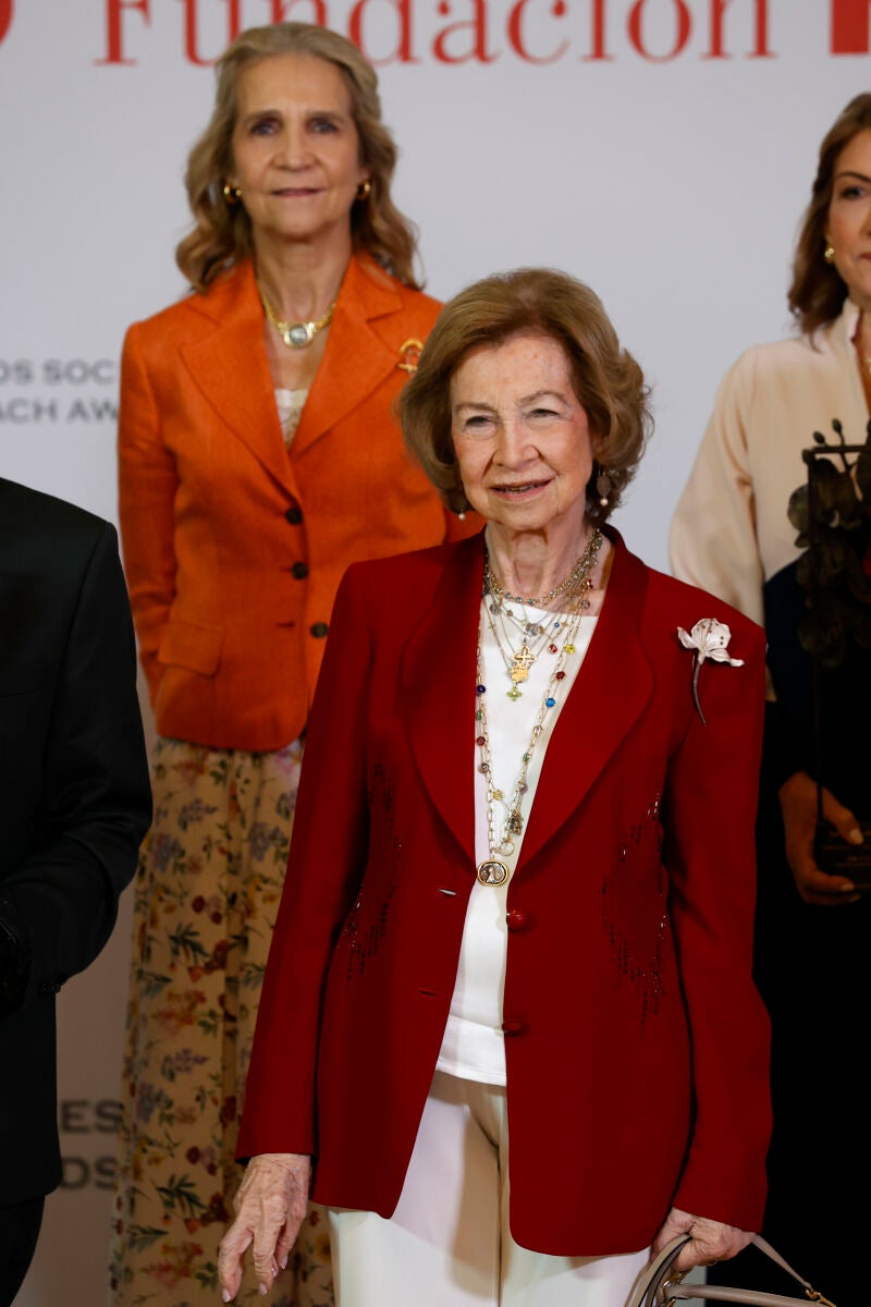 La Reina Sofía y la Infanta Elena.