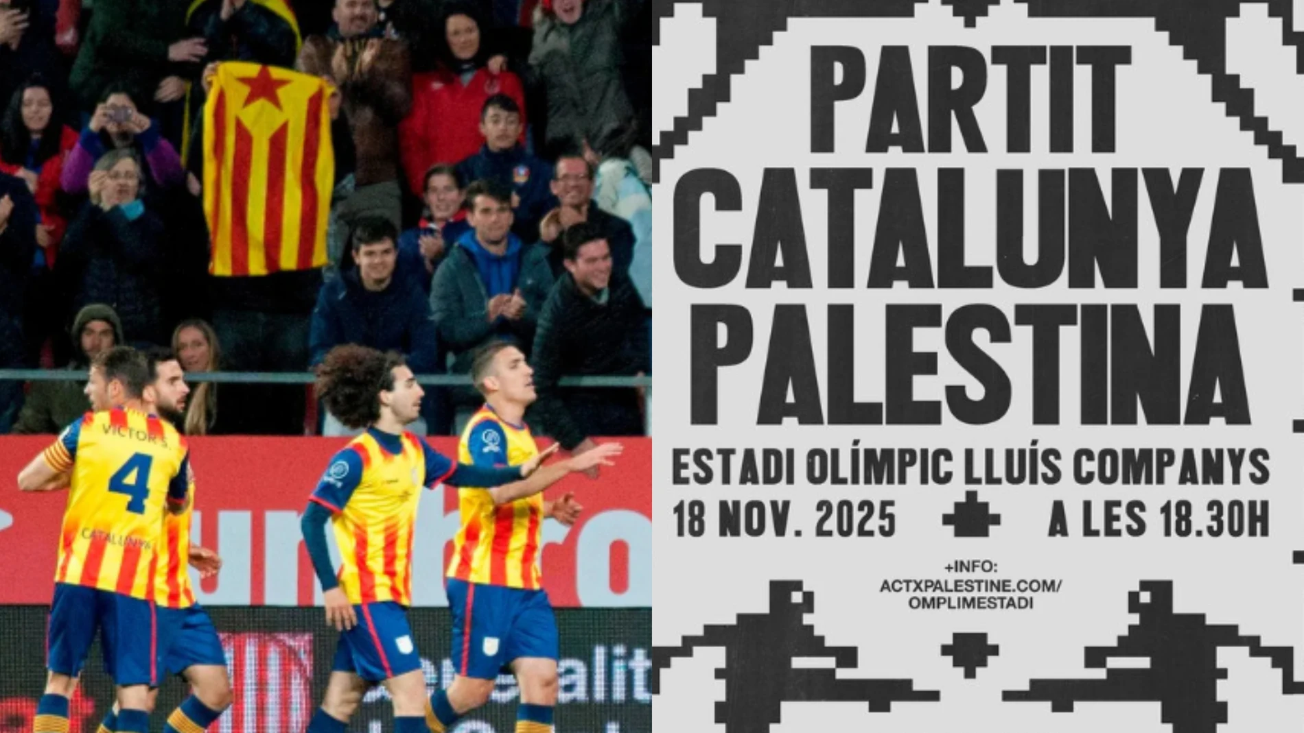 El partido Cataluña-Palestina, en peligro