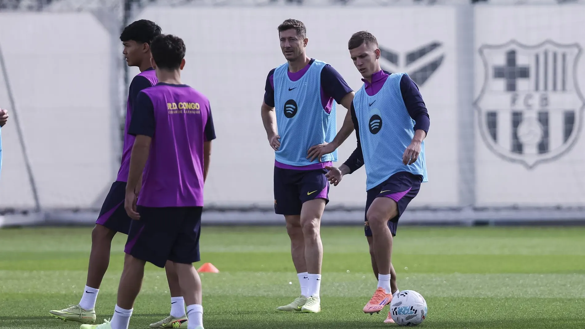 Fútbol.- Robert Lewandowski y Dani Olmo, disponibles en el FC Barcelona para recibir al Elche CF