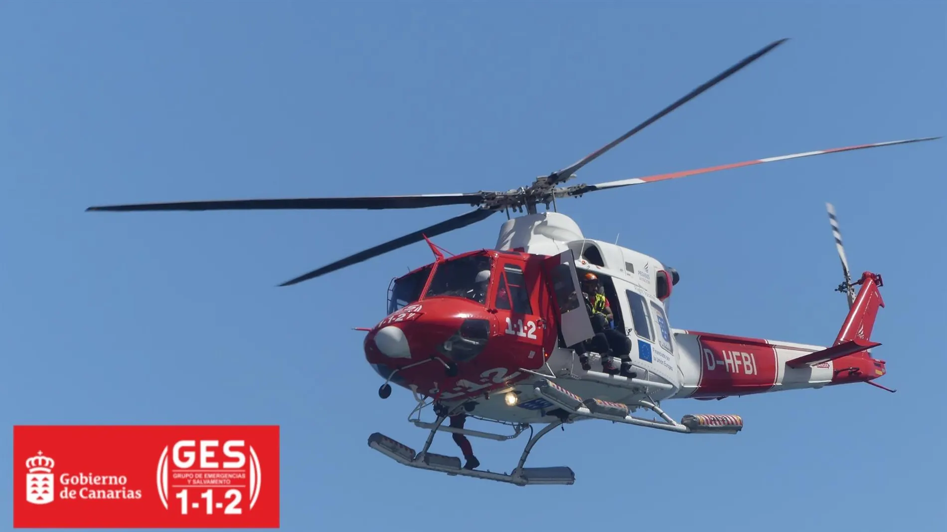 Sucesos.- Rescatado un joven de 20 años en un helicóptero tras verse en apuros en la costa de Yaiza (Lanzarote)