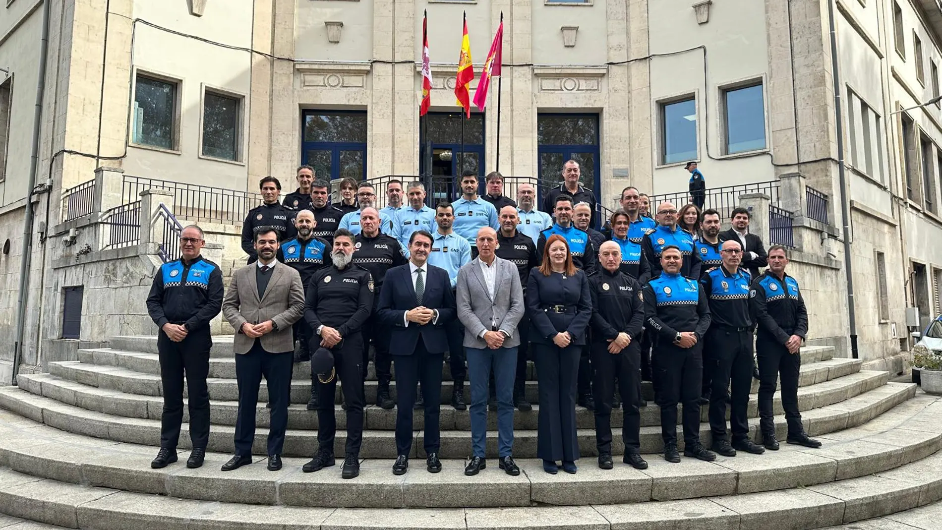 Encuentro de formación de policías locales de Castilla y León y Portugal