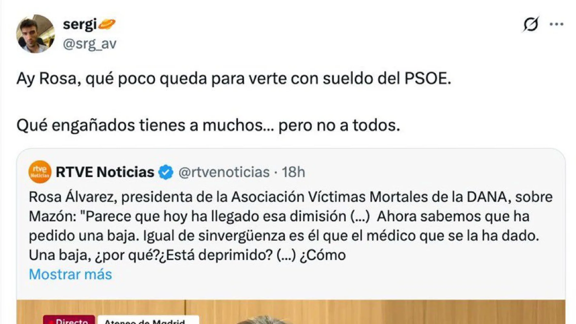El PSPV acusa al gerente del PP en Valencia de insultar a las víctimas de la dana