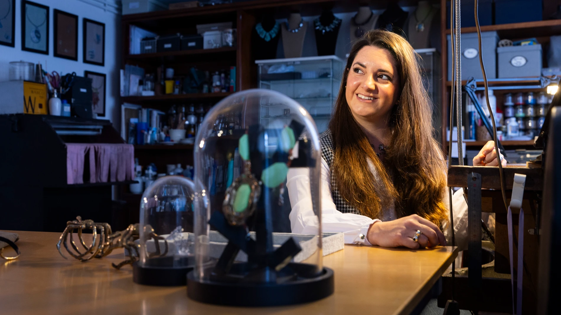 María de Frutos, diseñadora y escultora.