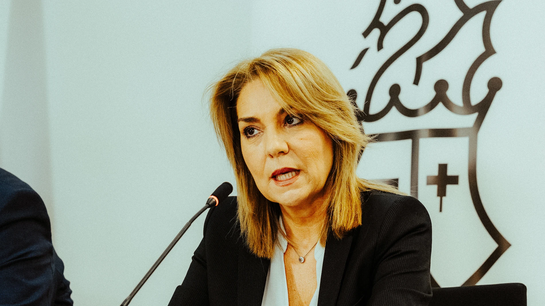 La portavoz y vicepresidenta primera del Consell, Susana Camarero, durante una rueda de prensa tras el Pleno del Consell, a 4 de noviembre de 2025, en Alicante, Comunidad Valenciana (España). El pleno del Consell ha sido presidido por el president en funciones de la Generaliat valenciana, Carlos Mazón, tras dimitir de sus cargos. 04 NOVIEMBRE 2025;SUSANA CAMARERO;PLENO CONSELL;MAZÓN;VALENCIA Roberto Plaza / Europa Press 04/11/2025