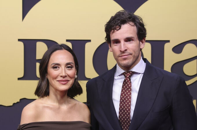 El look de Tamara Falcó junto a Íñigo Onieva.