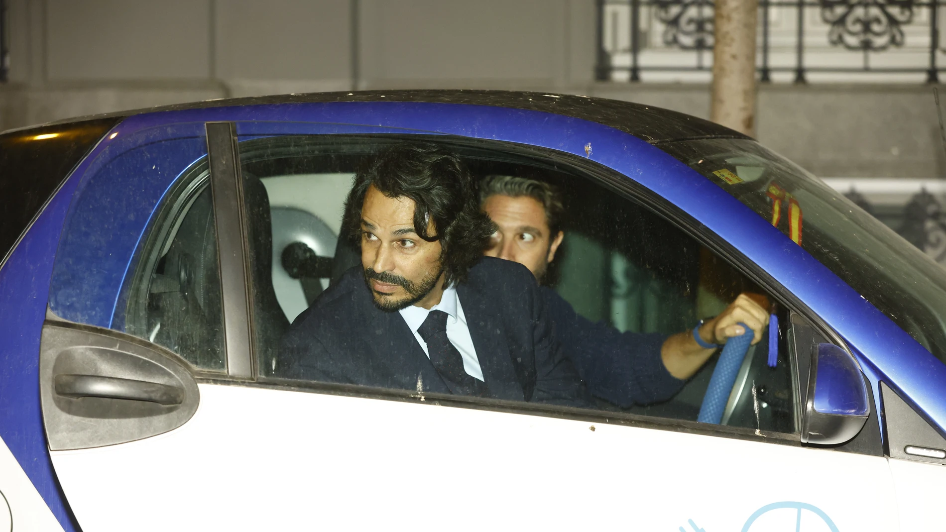 Albero González Amador, ayer a su salida del Tribunal Supremo.