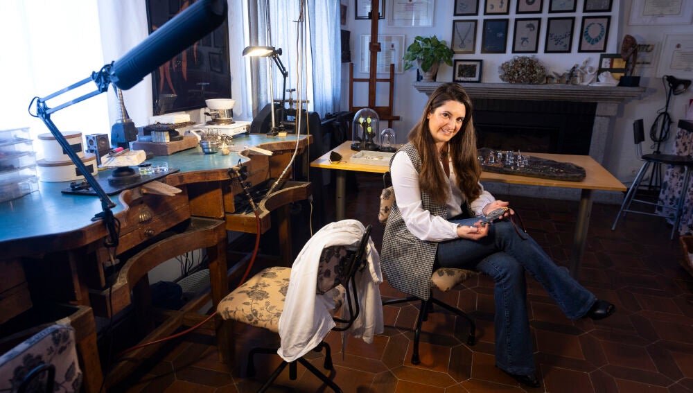 María de Frutos, diseñadora y escultora.