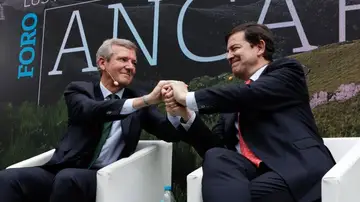 Rueda y Mañueco, hoy. Rueda y Mañueco, hoy.