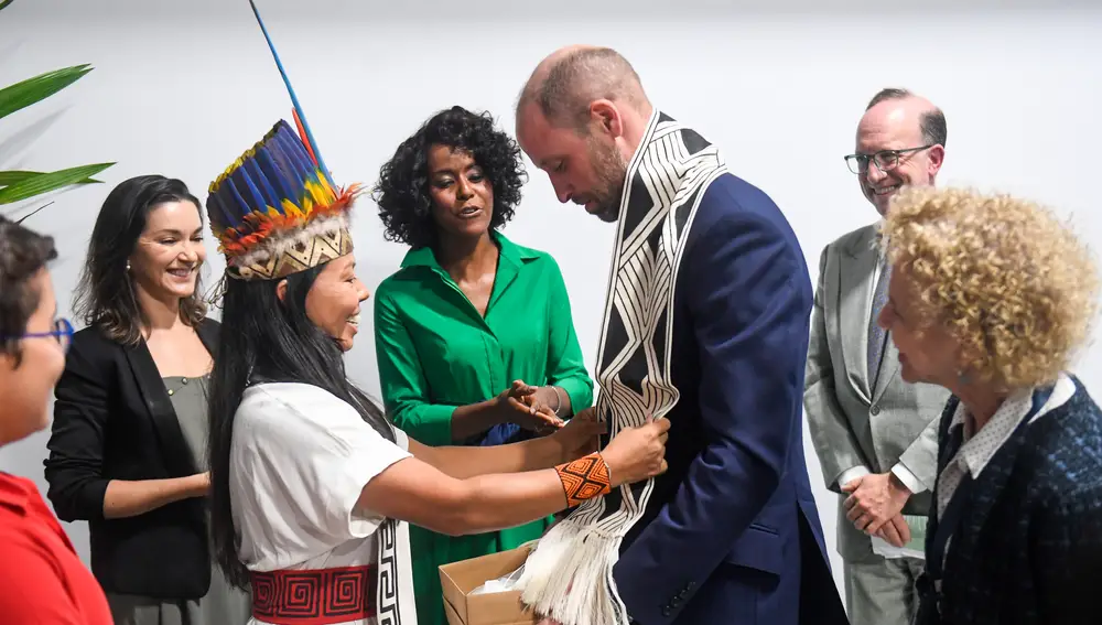 El príncipe Guillermo lanza una alianza para proteger a los defensores de la Amazonía