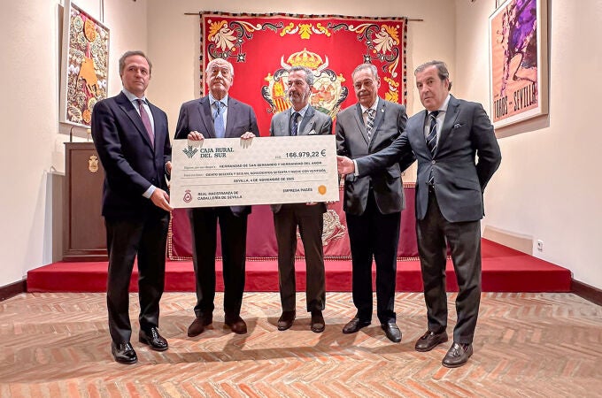 La cara solidaria del toreo: 166.979 euros de la Maestranza para causas sociales La cara solidaria del toreo: 166.979 euros de la Maestranza para causas sociales
