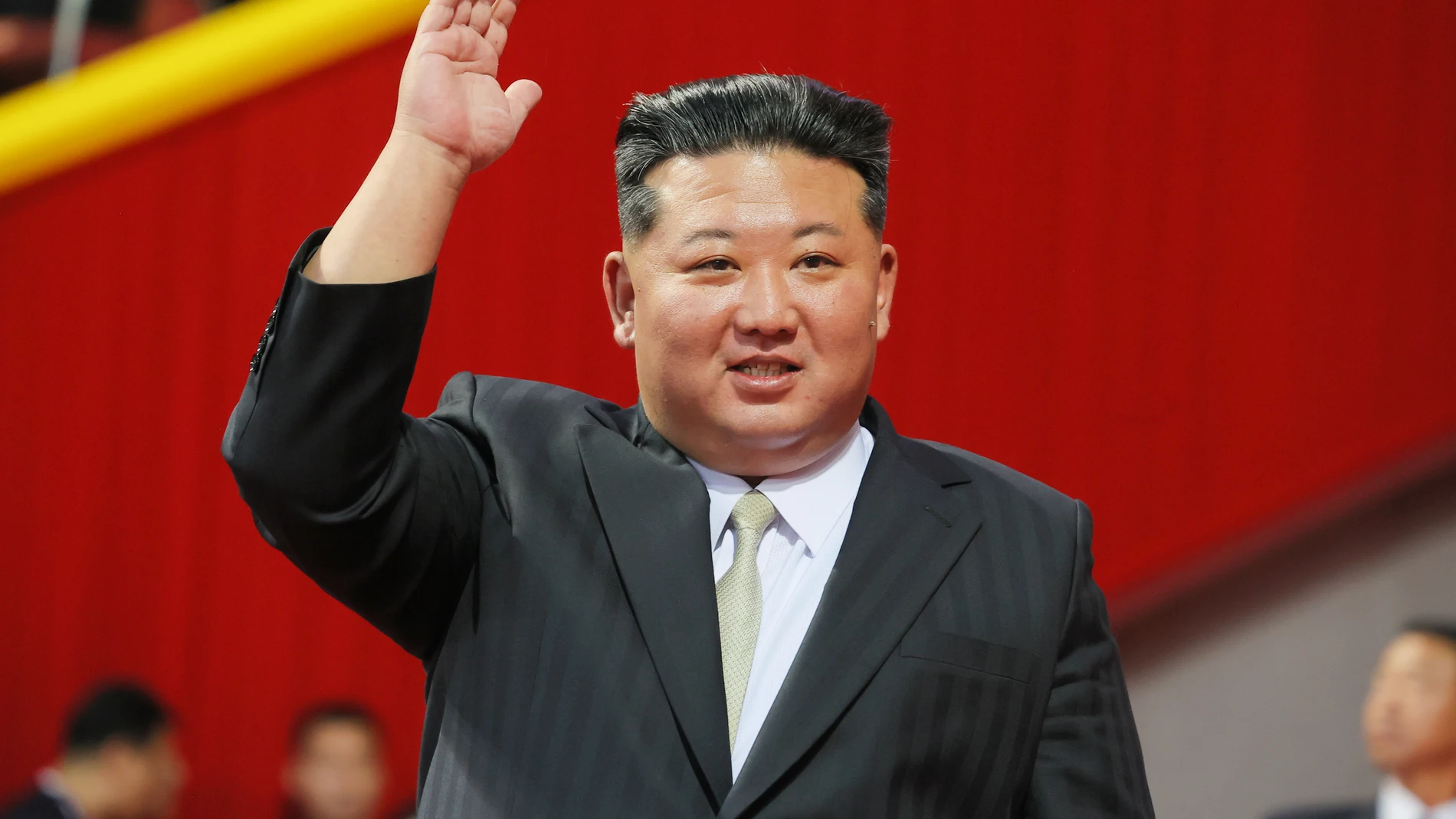 NORTH KOREA, PYONGYANG - OCTOBER 9, 2025: General Secretary of the Workers' Party of Korea/President of the State Affairs Commission Kim Jong Un attends an evening event at the Rungrado 1st of May Stadium commemorating the 80th anniversary of the founding of the Workers' Party of Korea (WPK) Europa Press/Contacto/Yekaterina Shtukina 09/10/2025 ONLY FOR USE IN SPAIN