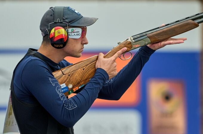 Andrés García, subcampeón del mundo de Foso Olímpico Andrés García, subcampeón del mundo de Foso Olímpico