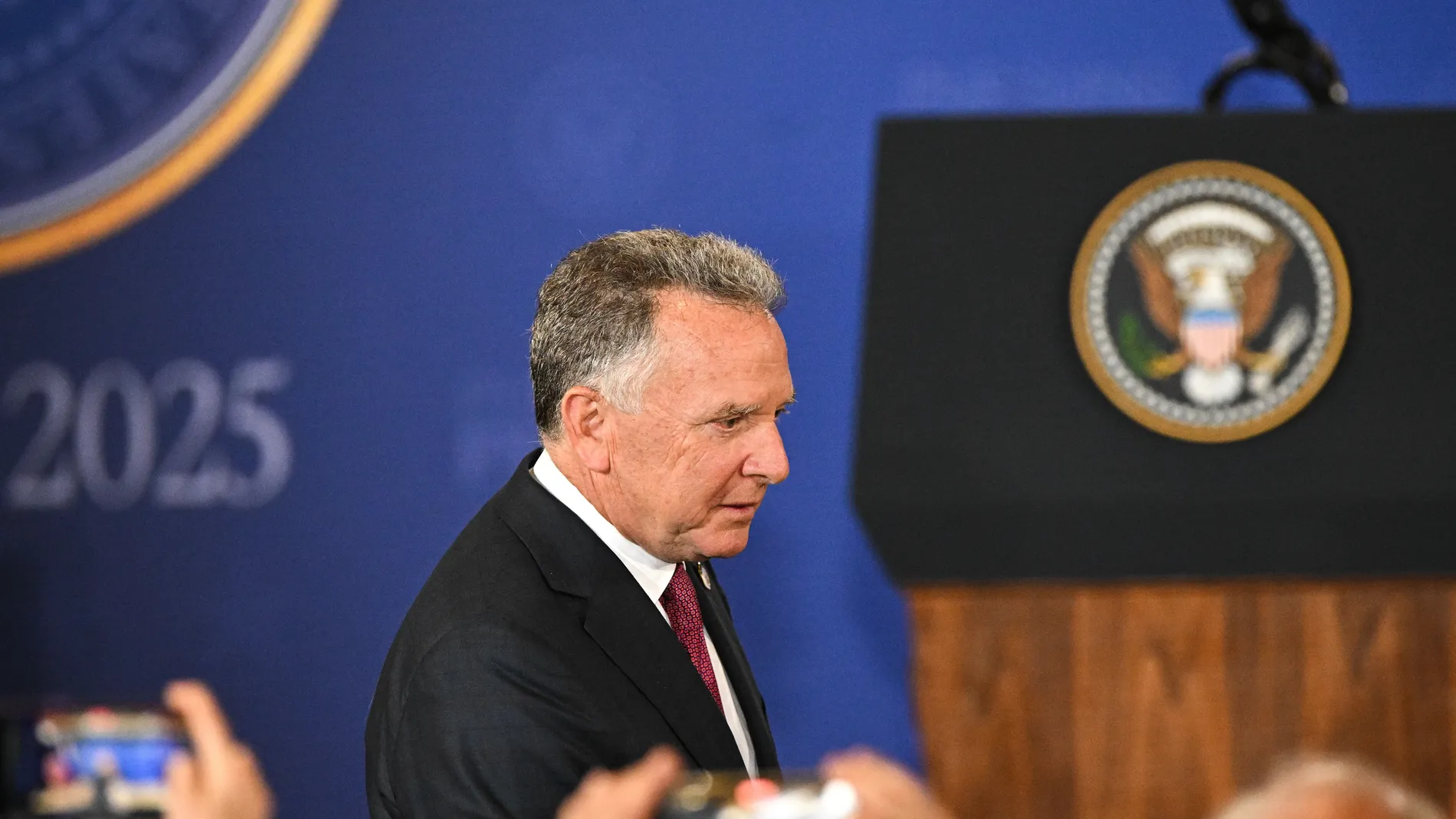 (Foto de ARCHIVO) USA, ANCHORAGE - AUGUST 15, 2025: US Special Presidential Envoy Steve Witkoff arrives for a joint press conference by Presidents Donald Trump of the US and Vladimir Putin of Russia following their meeting at Joint Base Elmendorf-Richardson Europa Press/Contacto/Sergei Bobylev 15/08/2025 ONLY FOR USE IN SPAIN