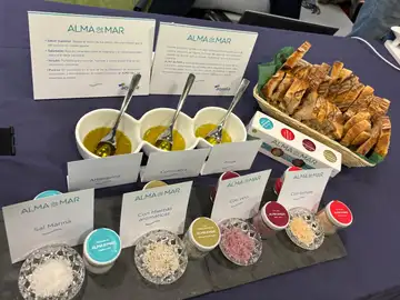 Muestras de Alma de Mar con ocho sabores diferentes Muestras de Alma de Mar con ocho sabores diferentes