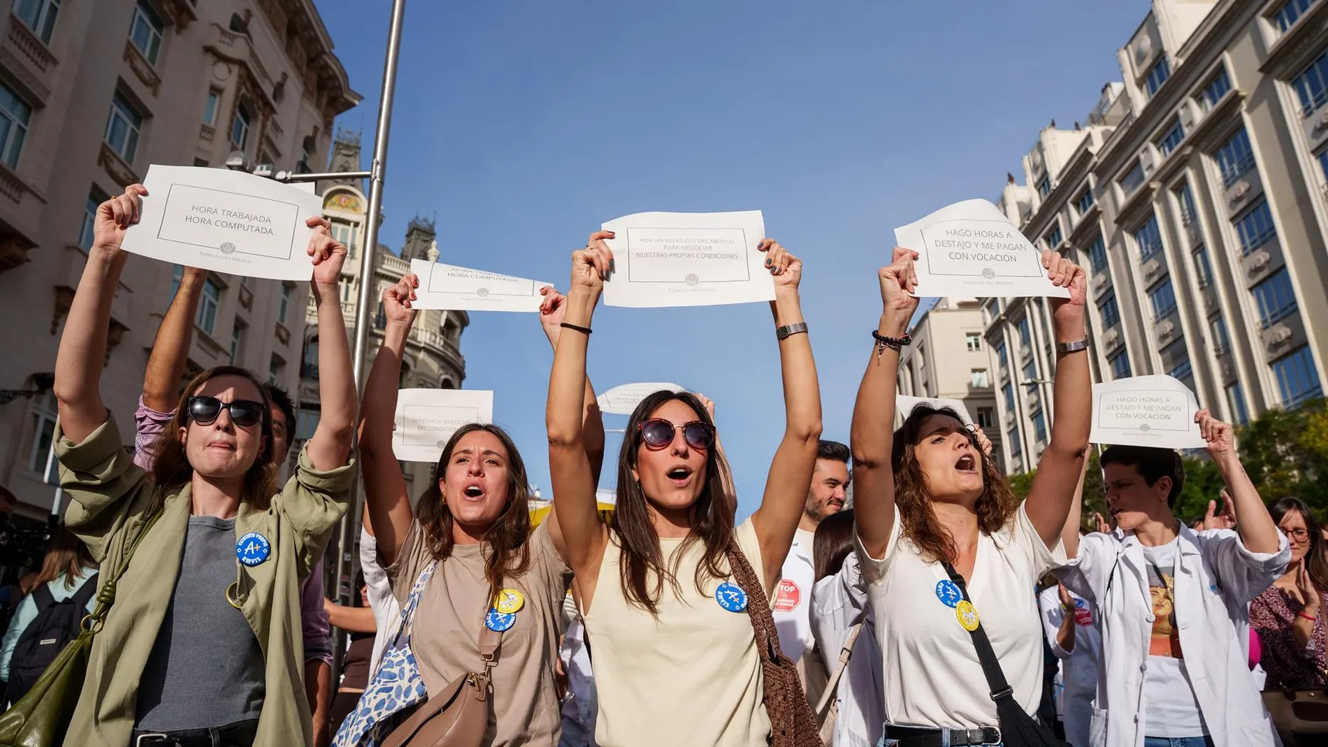 Los estudiantes de Medicina se unen a la huelga nacional contra el Estatuto Marco con paros académicos