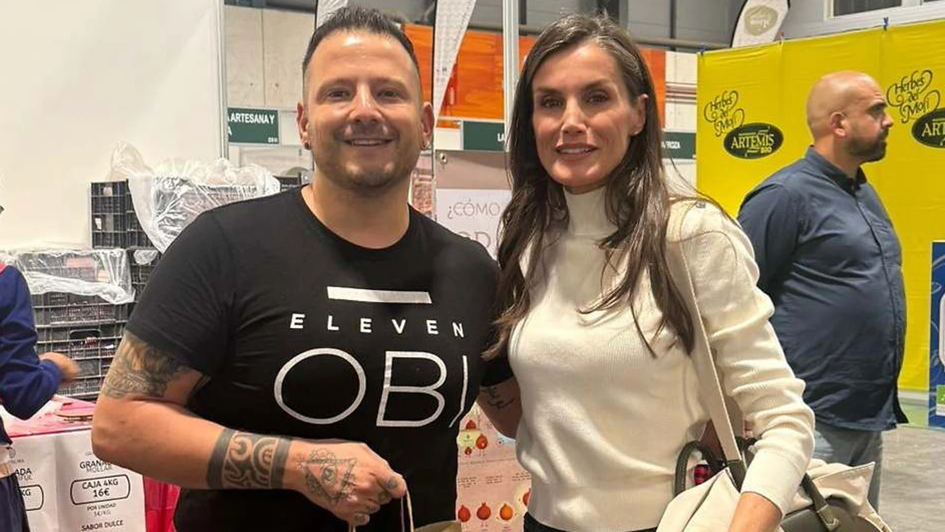 La Reina Letizia durante su visita a BioCultura