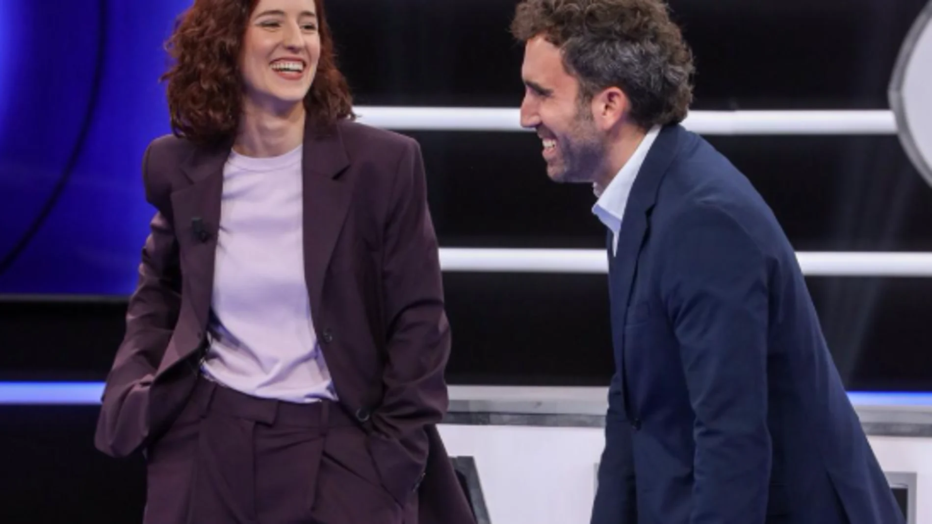 Elena Herraiz y Aitor Albizua en 'Cifras y Letras'