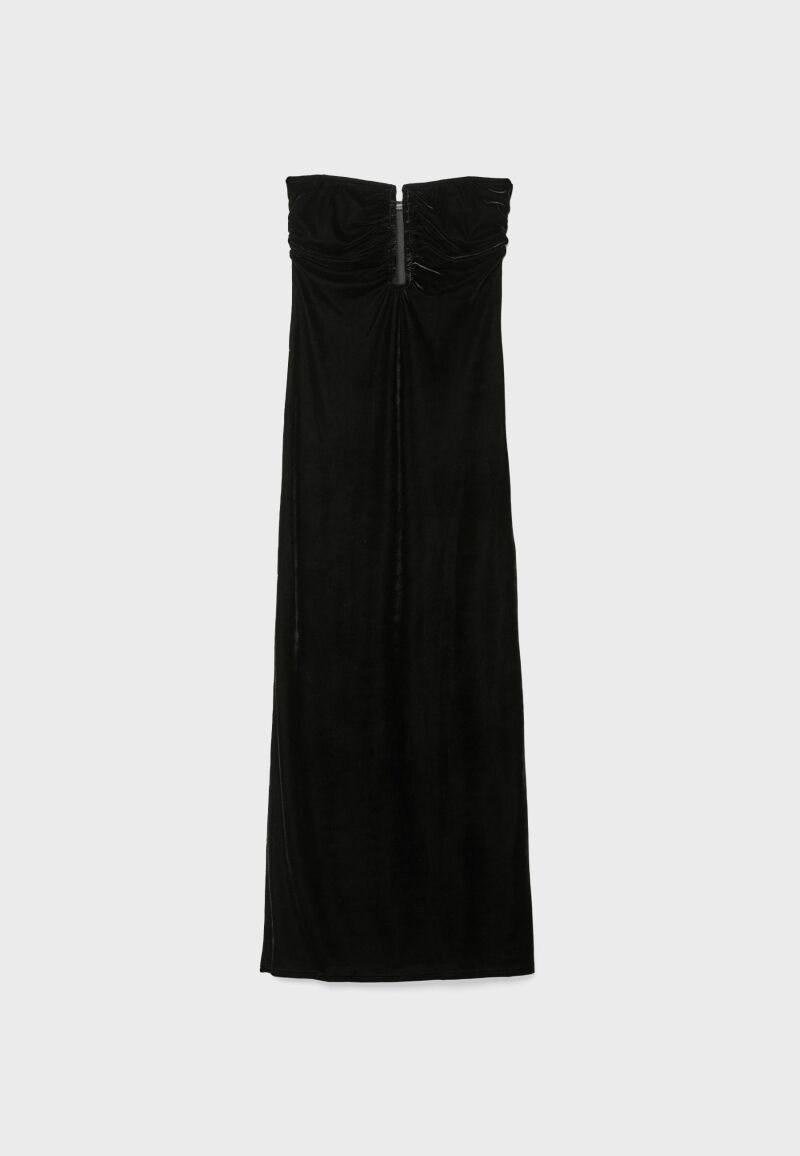 Vestido palabra de honor.