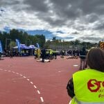 VÍDEO: Stop Accidentes y Emergencias realizan simulacro de siniestro de tráfico en instituto para concienciar a jóvenes