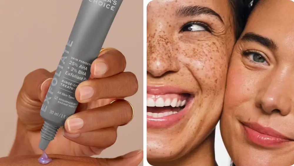El exfoliante Skin Perfecting Peeling 25 % AHA + 2 % BHA de Paula’s Choice actúa en distintos niveles de la piel para mejorar su textura y luminosidad.